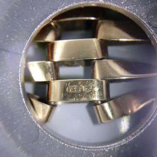 9 kt. 7 Bar Gate Bracelet