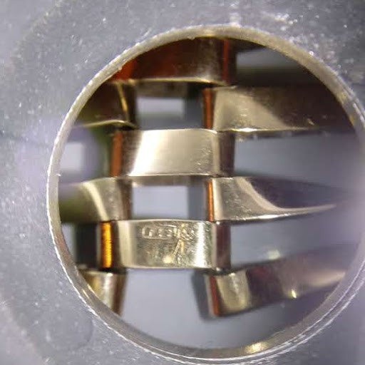 9 kt. 7 Bar Gate Bracelet