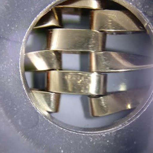 9 kt. 7 Bar Gate Bracelet