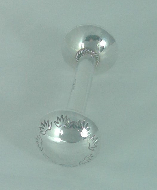 Navajo Sterling Baby Rattle