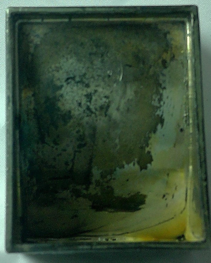 Antique Art Nouveau silver plate Simpson Hall Miller & Co. stamp box