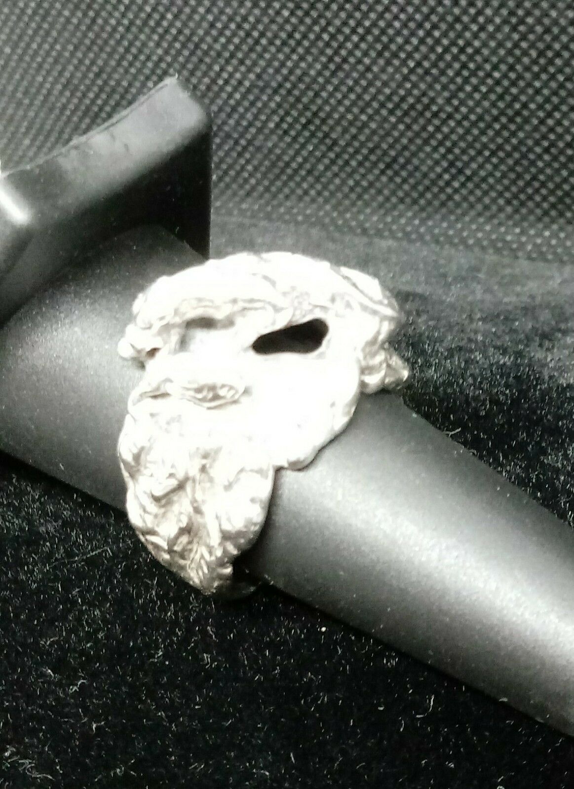 Chunky Hand Wrought Brutalist Sterling Silver Panther/Leopard/Lion/Lioness* 8.5