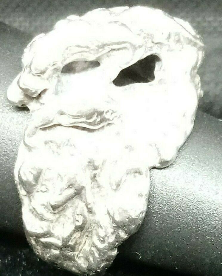 Chunky Hand Wrought Brutalist Sterling Silver Panther/Leopard/Lion/Lioness* 8.5