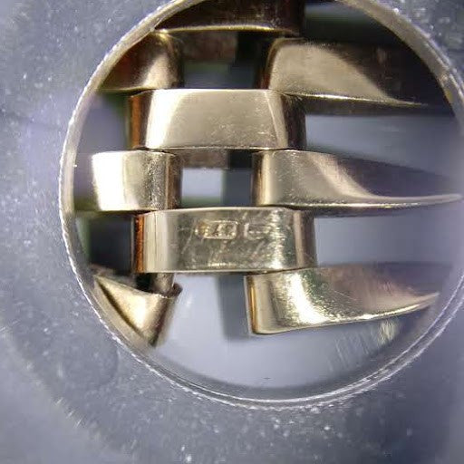 9 kt. 7 Bar Gate Bracelet