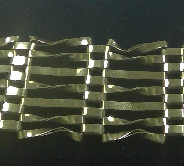 9 kt. 7 Bar Gate Bracelet