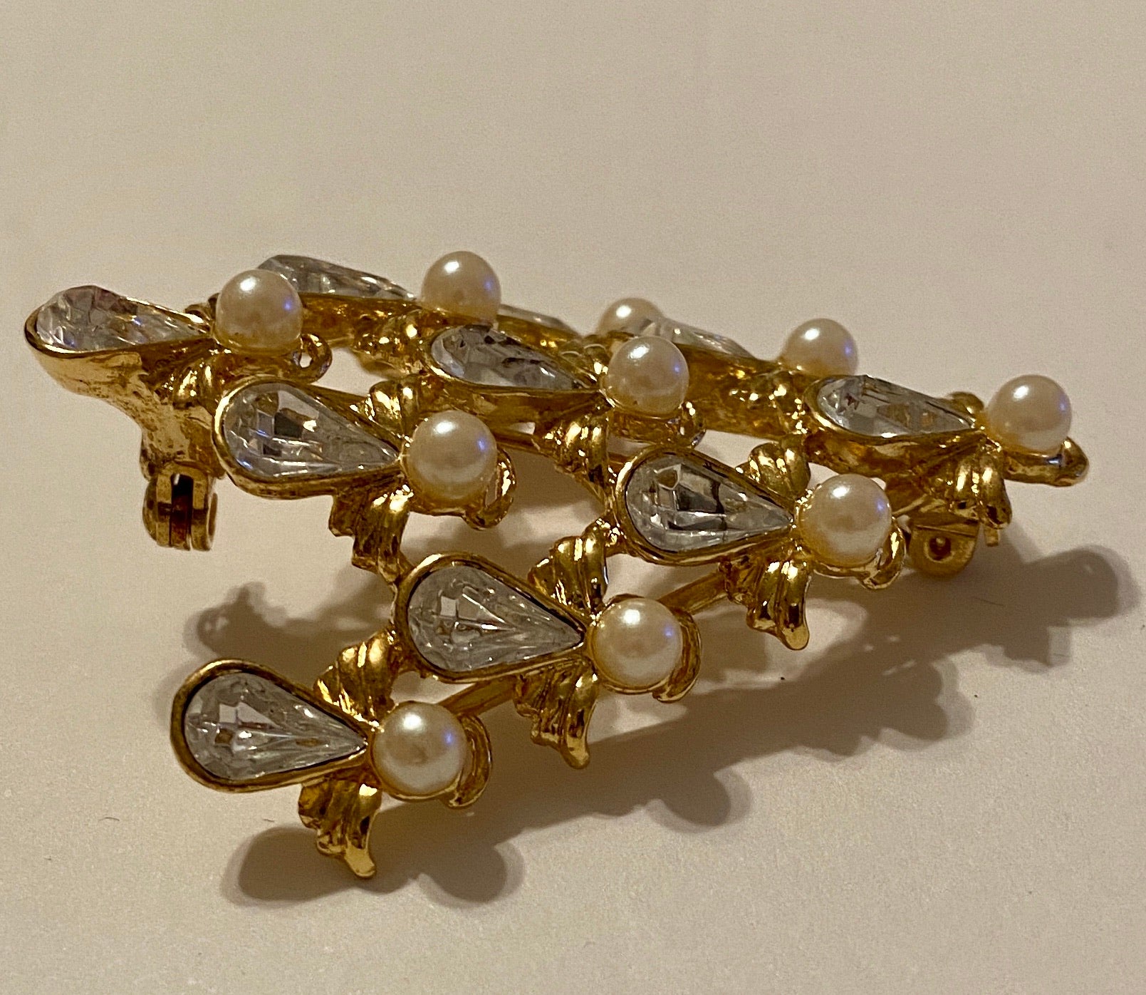 1970 Nina Ricci Book Piece Angel Christmas Tree Brooch