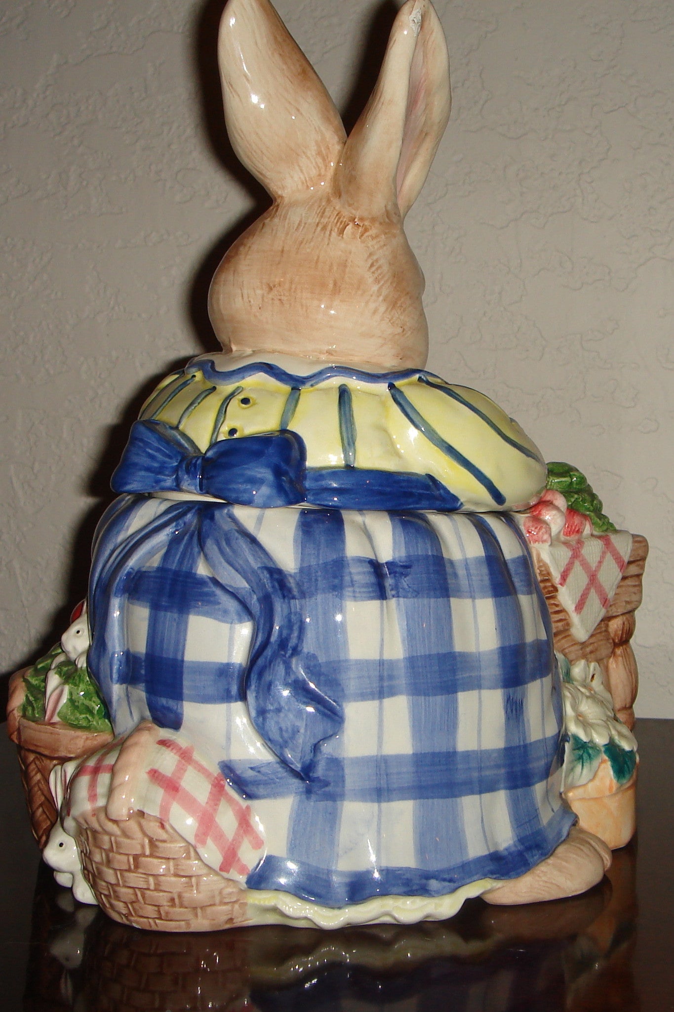 Fitz & Floyd 1993 "Mother Rabbit Preparing Dinner" Cookie Jar!