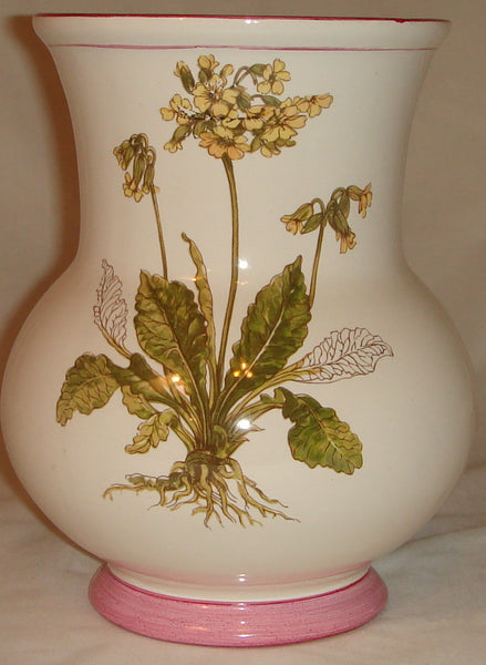 Faience - K & G Luneville Hand Painted Ceramic Vase.