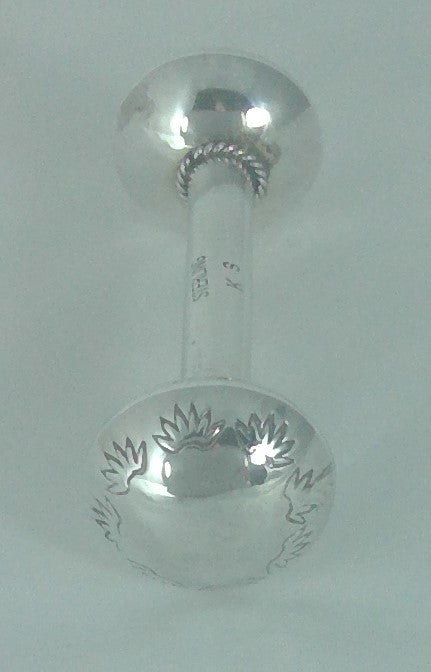 Navajo Sterling Baby Rattle
